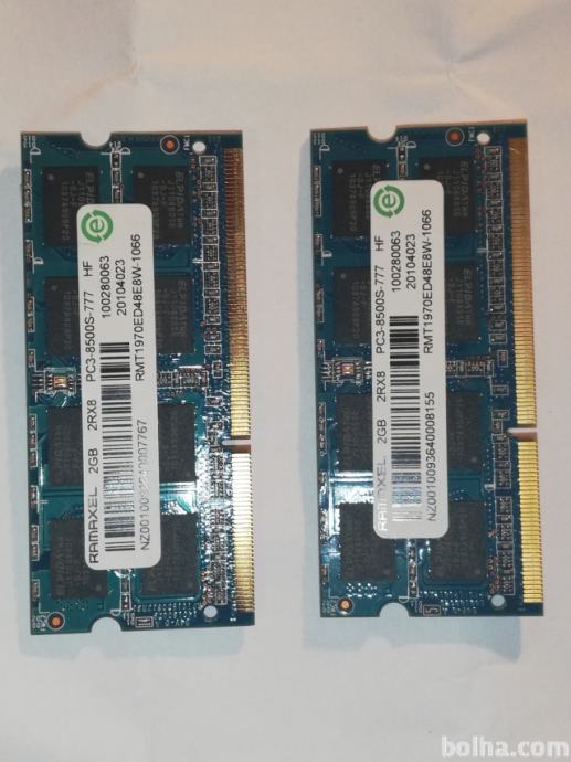 DDR3 2X2GB