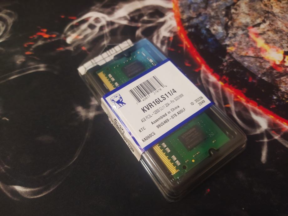 Kingston RAM 4GB za prenosnik DDR3L - NOV