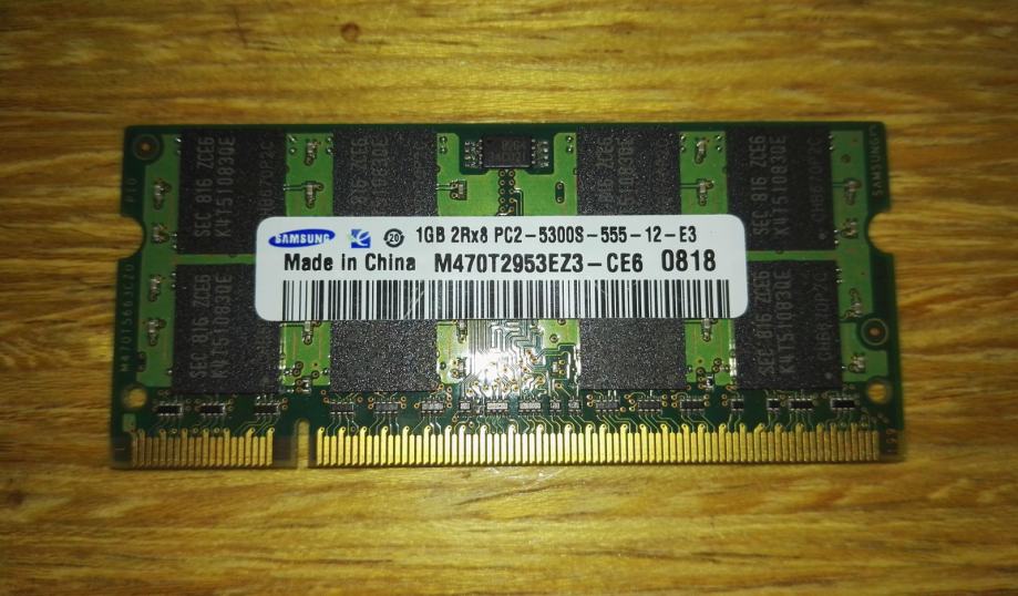 RAM Samsung DDR3 2x1GB