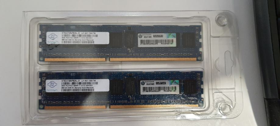 16GB (2x8) HP Certified SAMSUNG DDR3-12800 (1Rx4) ECC Registered