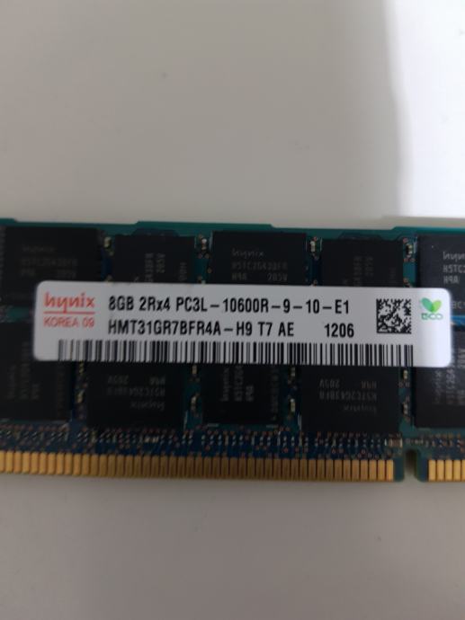 Server ram 3 kos 8GB 2Rx4 PC3L - 10600R RAM