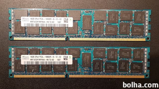 Pomnilnik RAM 32GB - 2 x 16GB PC3 - 10600 ECC