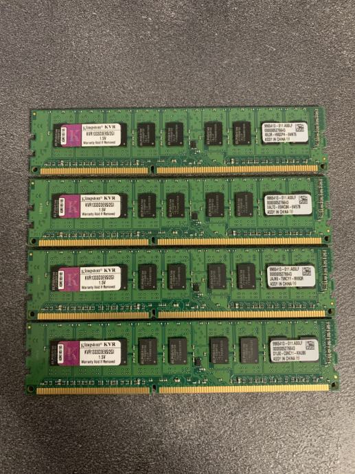 RAM DDR3 ECC PC3-10600R 1333 MHz 2x 2Gb