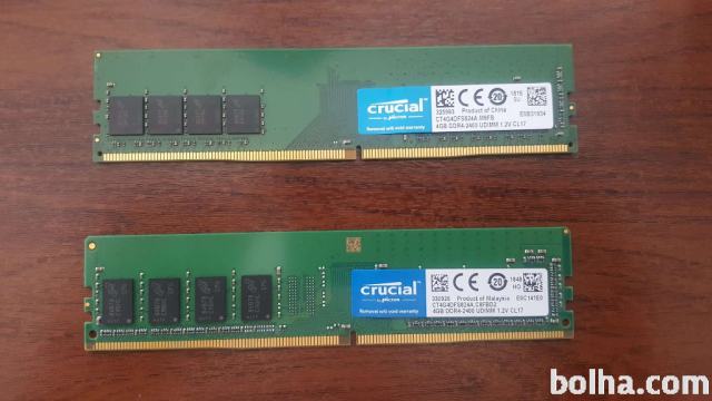 4GB KIT Crucial DDR4 2400 Mzh UDIMM