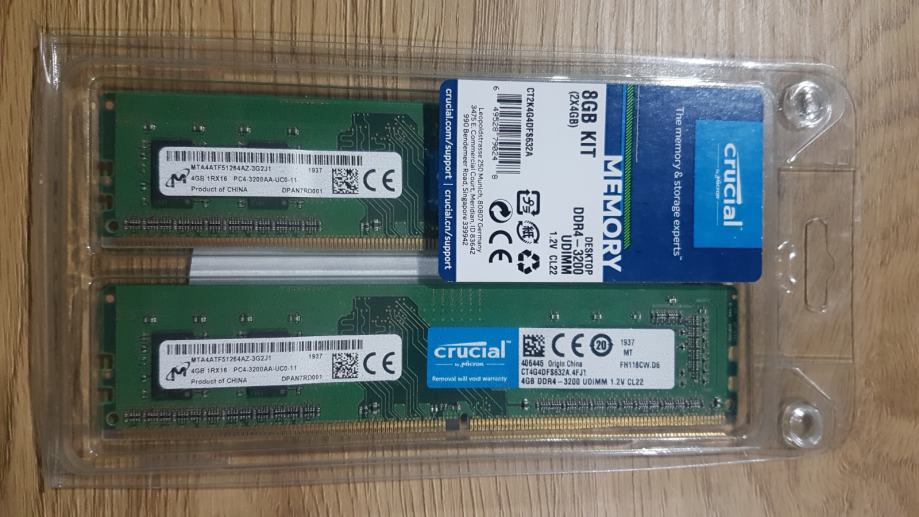 DDR4 Crucial 3200mhz KIT