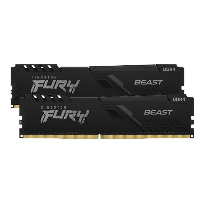 Kingston Fury Beast | 16GB (2x 8GB) | DDR4 | 3200MHz | CL16 | XMP2.0 |