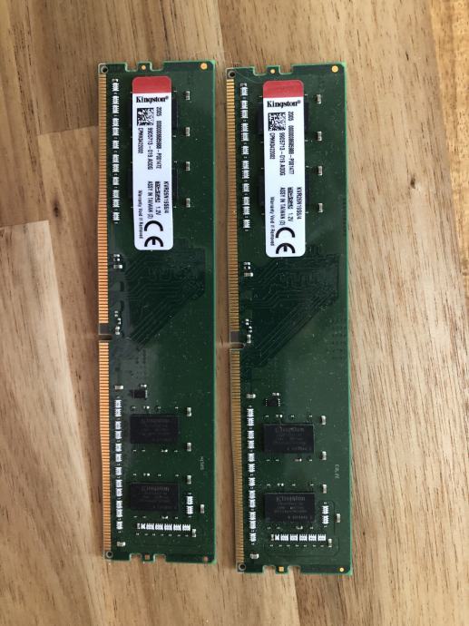 RAM KINGSTON DDR4 2666 MHz 4GB 288pin DIMM (2 kom.)