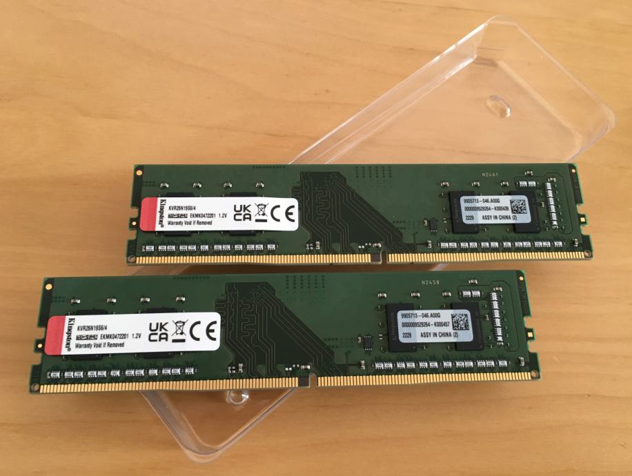 RAM Kingston DDR4 DIMM 8GB (2 x 4 GB)