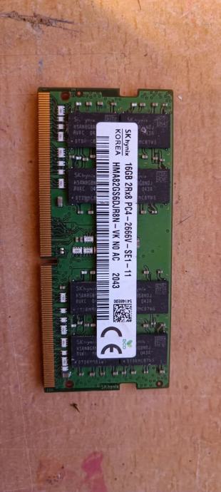 16GB DDR4  ram za prenosnik