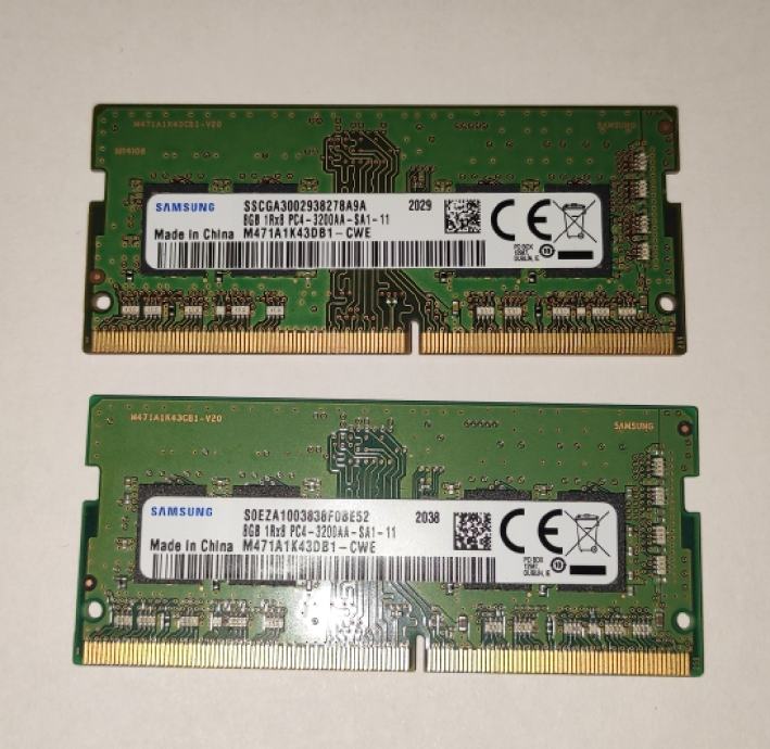 Samsung 8GB DDR4 SODIMM (1 KOS)