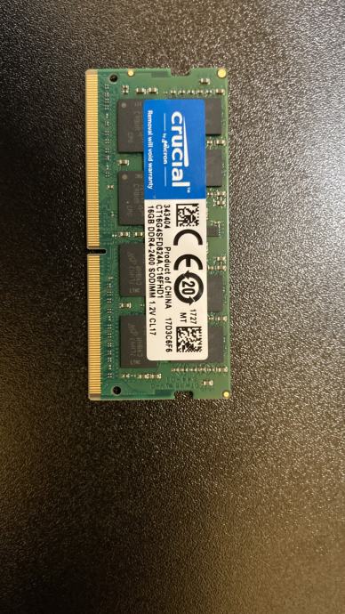 DDR4 16GB RAM POMNILNIK za prenosnik