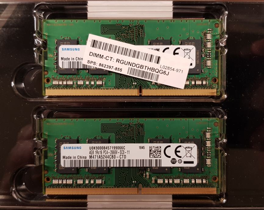 SAMSUNG DDR4 8GB (2 x 4GB) 2666