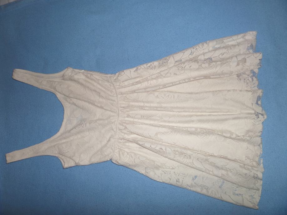 Obleka Zara - bež barva, št. 170/176 (S)