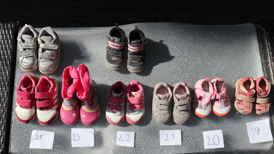 Otroški čevlji za deklico, št.19, 20, 21, 22, 23 in 25