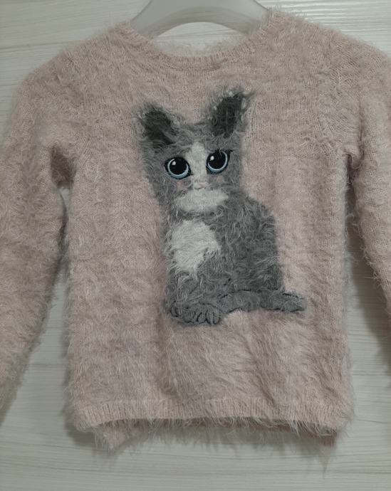Nov HM kosmateni pulover (6-8 let)