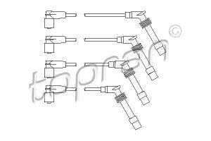 Komplet vžigalnih kablov za svečke Opel Combo 94-01