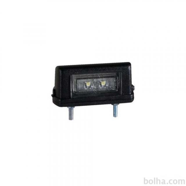 LED luč za osvetlitev tablice MD21 - 12/24V, črno ohišje
