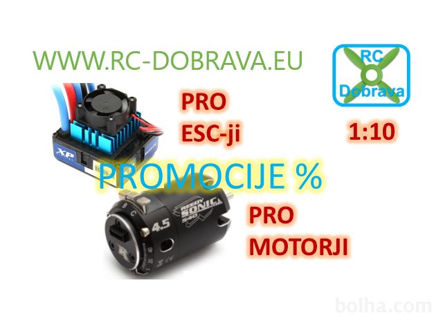 RC PRO BREZKRTAČNI MOTOR IN ESC (540/550) od 58€
