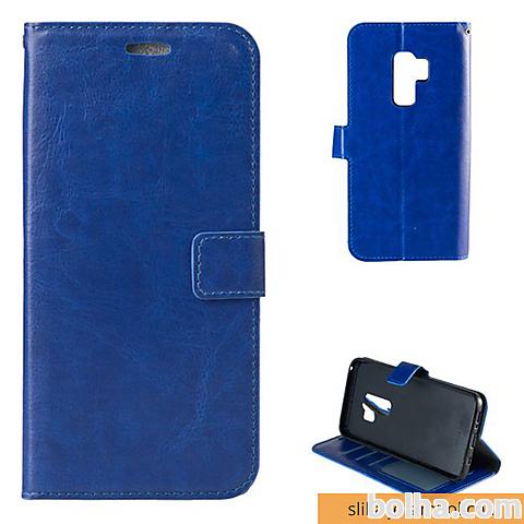 Ovitek za telefon Barvna preklopna torbica iPhone SE (2020) modra