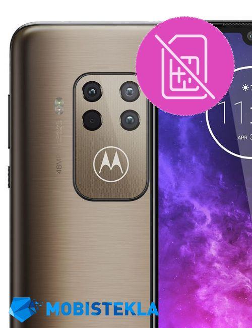 Custodia Flip In Pelle PU Bicolore Con Chiusura Magnetica Invisibile Compatibile Con Motorola Moto One Power P30 Note, Cover Elegante E Protettiva (Blu