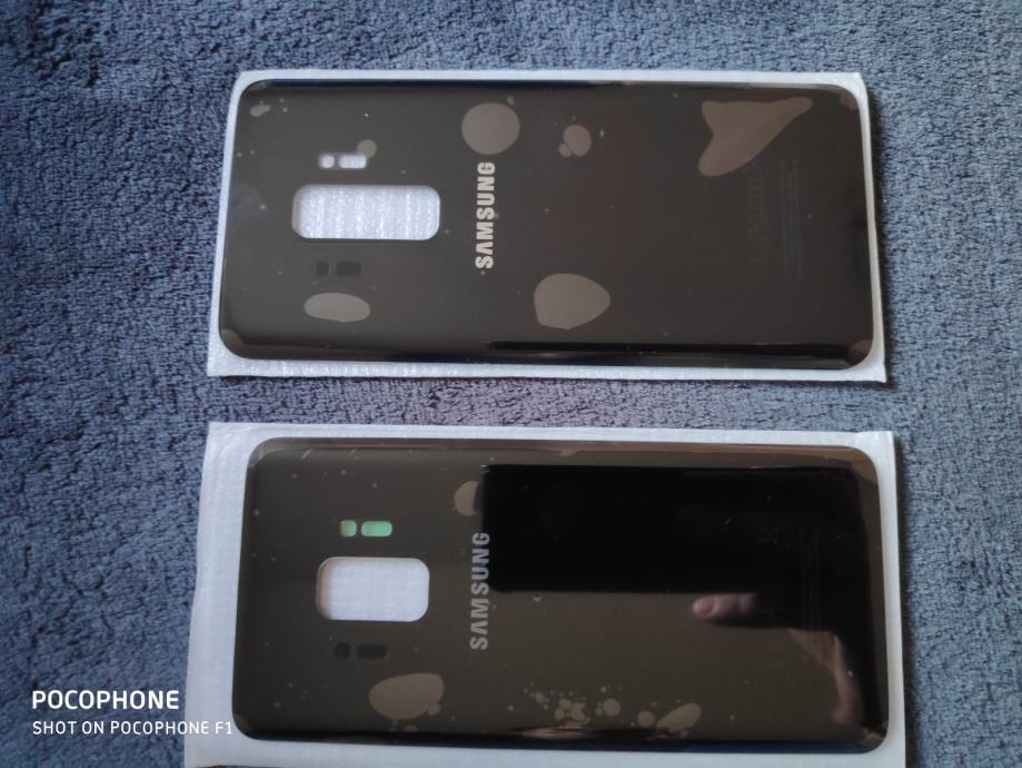 Ohišje Samsung Galaxy S9 in S9+ črn pokrov batarije