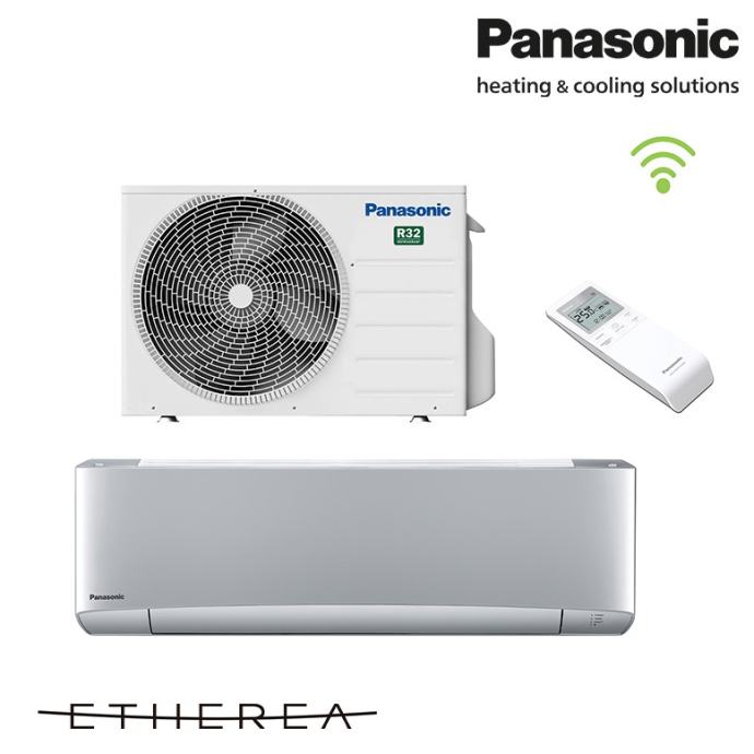 Klima naprava Panasonic ETHEREA inverter 3,5 kW KIT-XZ35-VKE - Siva