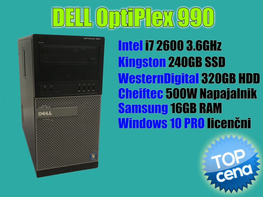 Prodam računalnik DELL OptiPlex 990