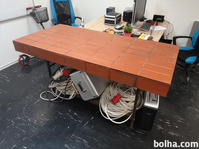 Miza za delavnico, laboratorij, keramična