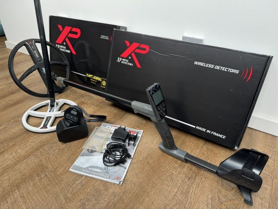XP Deus X35 detektor kovin X35 28cm + RC +WS4 in 22,5 cm HF tuljava