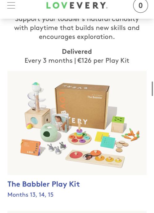 Love Every Lovevery, The Babbler Play Kit With Bonus Book 'Where