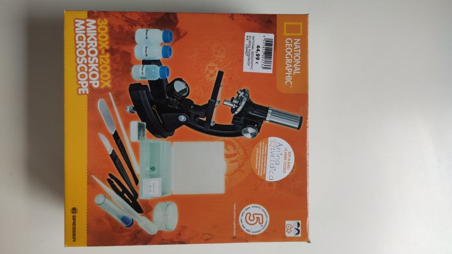 National Geographic Kinder Microscoop Set 300x-1200x - Optische apparatuur | Microscopen