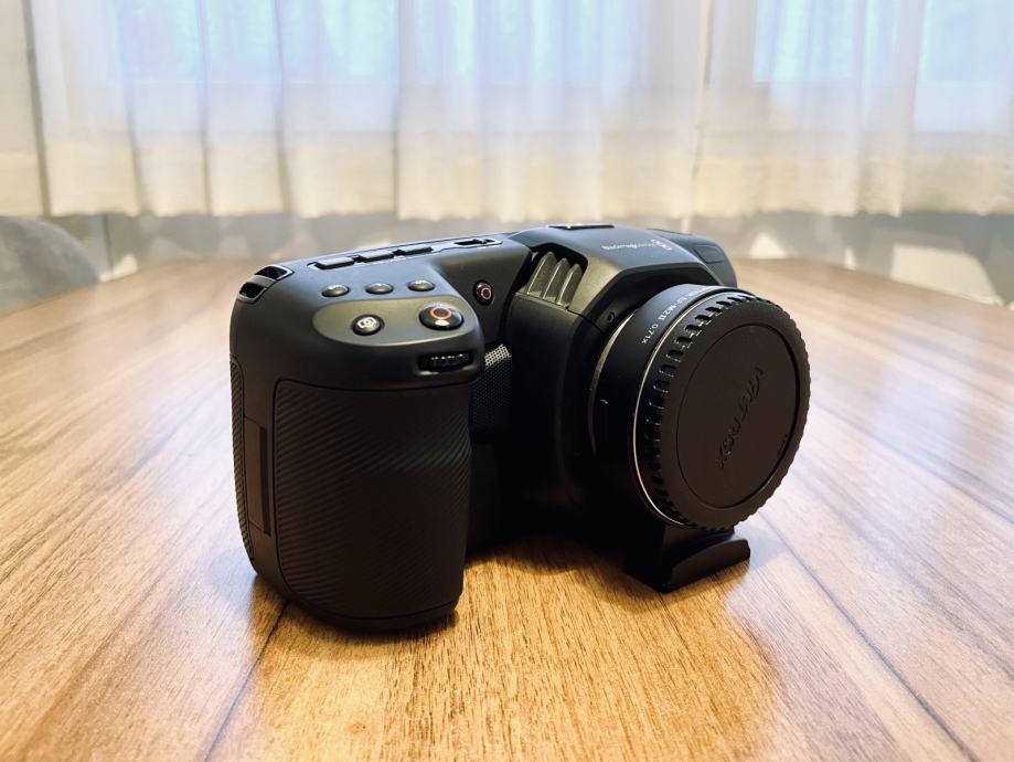 Blackmagic Pocket Cinema Camera 4K + Filmcity DSLR Shoulder Rig