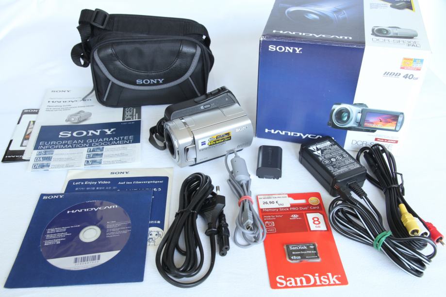 Camcorders - Sony Handycam DCR-SR36 Pal 40GB HDD camcorder Digital Video camera Recorder was
