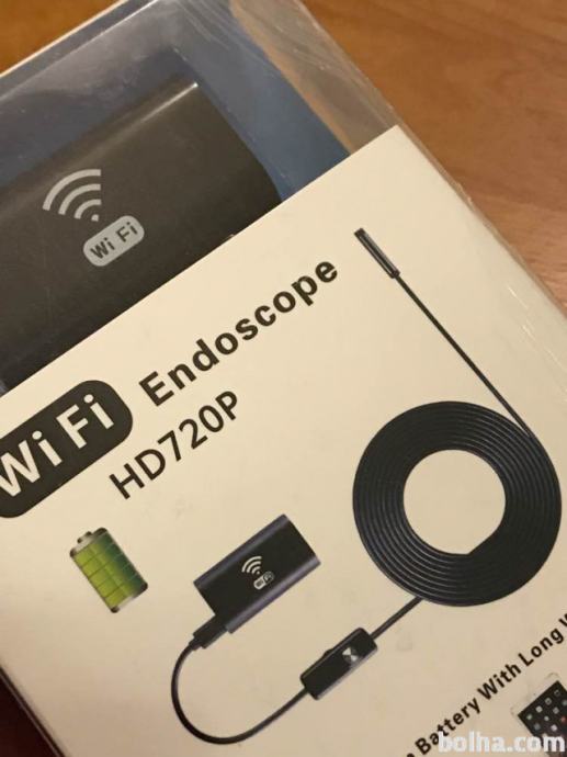 WiFi endoskop 5m za iPhone, Android, PC