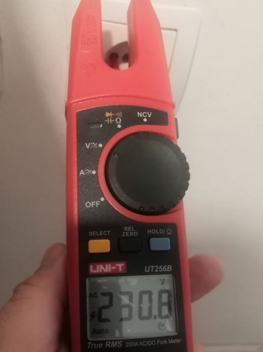 Tokovne klešče/vilice - multimeter UNI-T UT256B True RMS 200A AC/DC