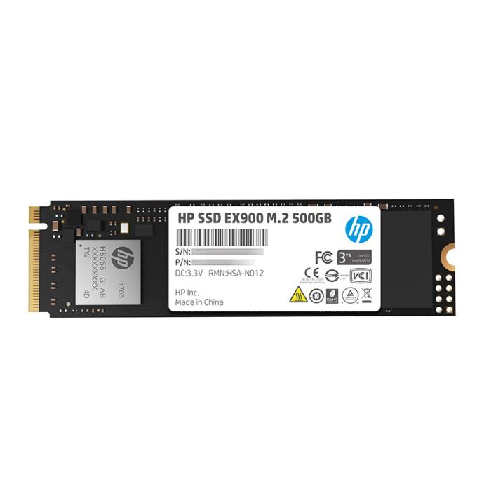 HP SSD EX900 500GB M.2 2280 (NVME1.3) PCIe Gen.3, 2100MB/s  1500MB/s