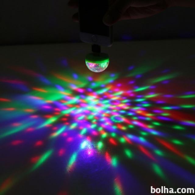 LED disco lučka (USB)