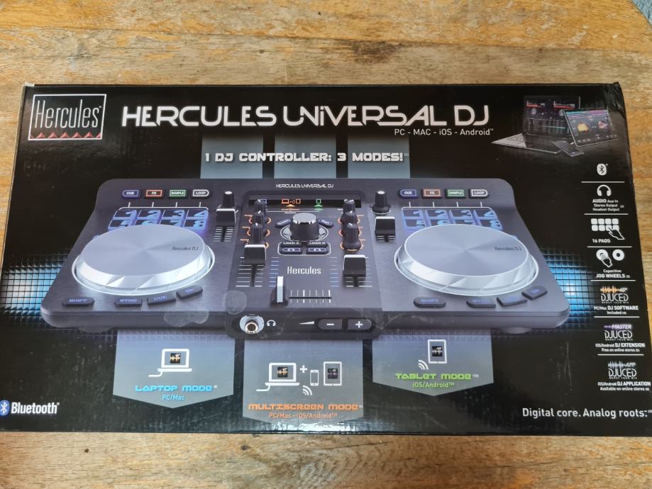 HERCULES UNIVERSAL DJ CONTROLLER, Bluetooth