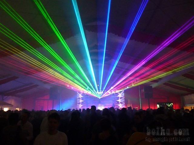 Laser light show na vaši prireditvi, barvni lasershow RGB