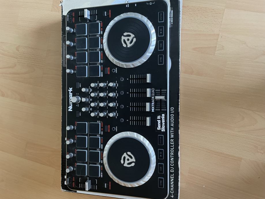 Numark mixtrack quad, dj kontroler