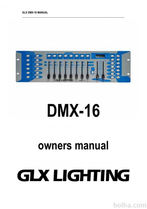 Kontroler GLX lighting DMX16