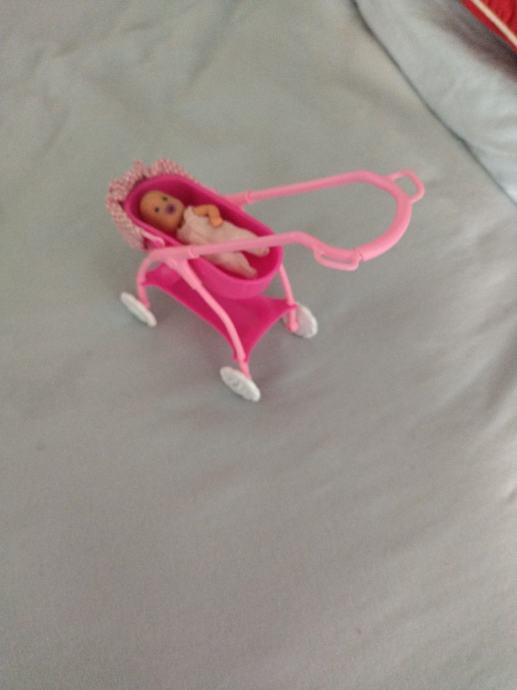 Barbie otroški voziček z dojenčkom
