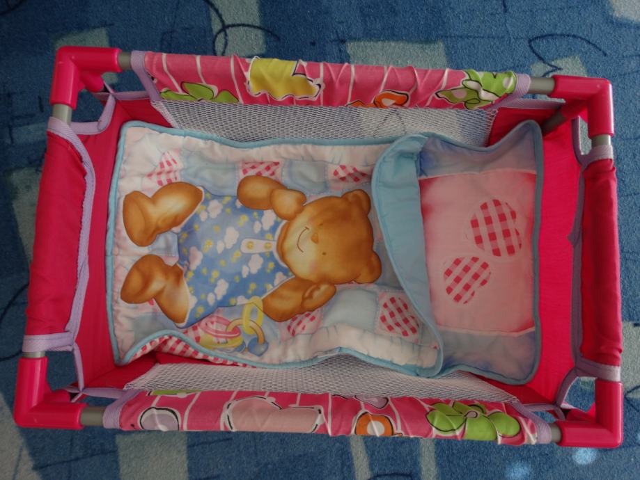 posteljica za dojenčka igračo do 42 cm