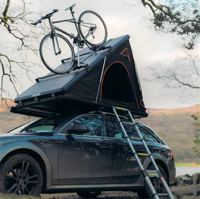 Dodatni prtljažnik (roof rack) za strešni šotor s trdim alu ohišjem