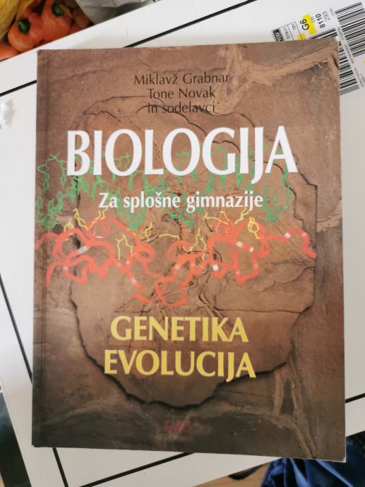 biologija za splošne gimnazije, genetika evolucija