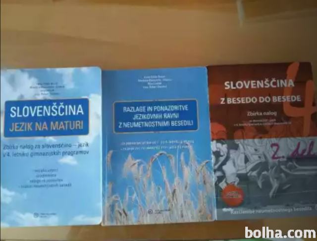 Knjige za maturo iz slovenščine