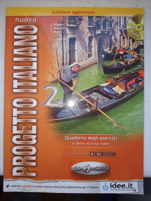 Progetto Italiano učbenik za italijanščino z dvema CD-jema