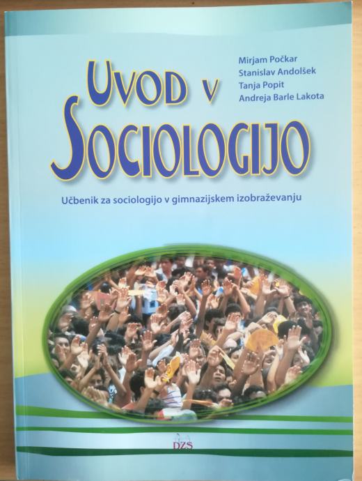 Uvod v sociologijo, učbenik za sociologijo v gimnazijskem izobraževanj