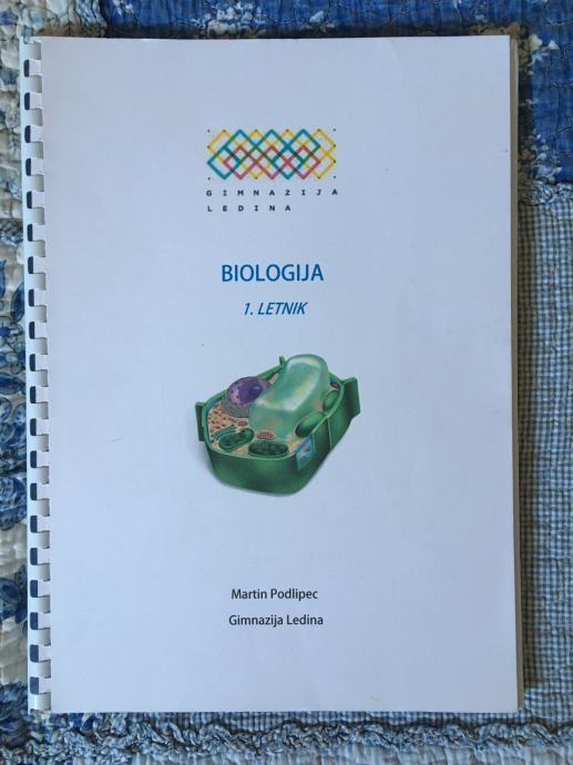 Zapiski za biologijo ( 1. , 2. , 3. , in 4. letnik gimanzije)