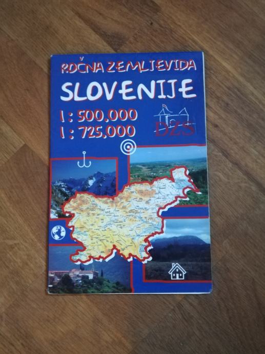 Ročna zemljevida Slovenije